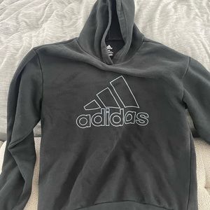 Adidas washed out black hoodie size medium